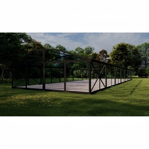 Tente arquée au design exclusif avec les dimensions 10x45 m Tente en verre <span class=keywords><strong>Location</strong></span> de mariage - Product Image 4