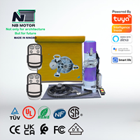 NB Motor automático inalámbrico persiana enrollable puerta Control remoto 433Mhz y 315Mhz 4 botones para puerta/coche diseño moderno para hoteles