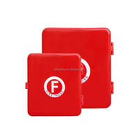 GPR Marine PVC Fire Hose Cabinet Box C/W Roll Plate Fire Hose Reel Tuyau GPR Fiberglass Marine Fire Box TOWAY FIRE