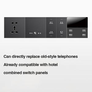 Interphone mural intelligent à écran tactile, mains libres, type 86, boîtier encastré, appel à une touche, réception vocale HD - Product Image 1