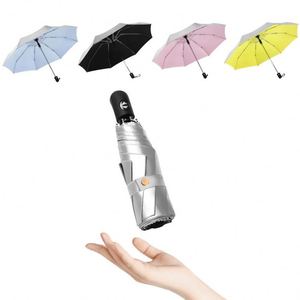 ร่มพับอัตโนมัติ 5 ตอน แบบพกพา กันแดด กันยูวี น้ำหนักเบาพิเศษ สำหรับกันฝน - Product Image 1