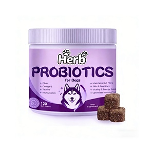 Golosinas Masticables Probióticas para Perros para la Salud Intestinal y el Apoyo Inmunológico, Absorción Rápida - Golosinas Masticables Probióticas para Perros - Product Image 1