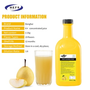 Trà bong bóng thành phần tập trung lê nước trái cây xi-rô bột giấy chiết xuất chất lỏng cho đồ uống bằng Cháo trái cây trà đồ uống thương hiệu - Product Image 6