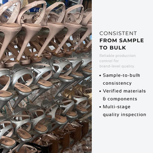 BUSY GIRL Scarpe da Sposa per la Sposa, Tacchi Metallici Slingback, Eleganti Tacchi Alti Dorati, Fornitore di Scarpe Personalizzate per Signore - Product Image 5