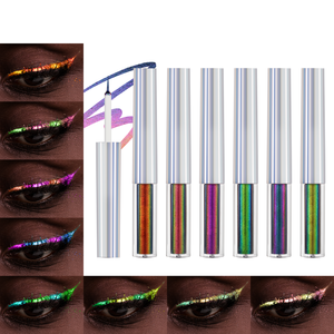 Nhà Máy nhãn hiệu riêng không thấm nước màu mắt lót ánh sáng lung linh trang điểm multichrome Tắc Kè Hoa Bút kẻ mắt dạng lỏng - Product Image 2
