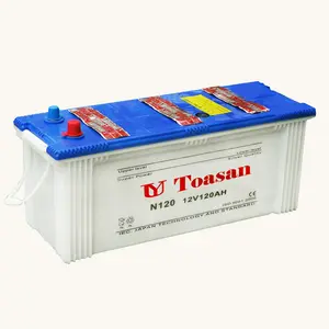 Toasan先进12V 120AH Exide电池价格JIS干式汽车电池-N120