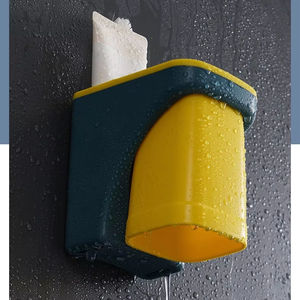 Support de rangement mural innovant sans perçage, style luxe léger, pour gobelets de bain de bouche et brosses à dents, organisateur de salle de bain pour couple, vente en gros - Product Image 6