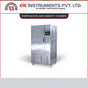 Chambre électronique avancée de test de température et d'humidité pour produits pharmaceutiques, marque EIE, modèle EIE-106HMI, fabriquée en Inde, prête à l'exportation - Product Image 1