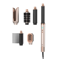 Cepillo Secador de Pelo 5 en 1 de Bajo Ruido, 1300W, 150,000 RPM, Cepillo de Aire Caliente Iónico Profesional