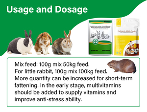 Logo personalizzato coniglio Booster integratore alimentare completo con multivitaminici minerali e probiotici per coniglio e cavia - Product Image 4
