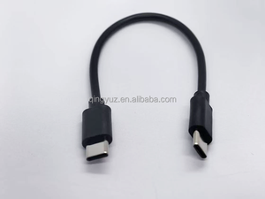 Câble de données de charge rapide court de type C de type <span class=keywords><strong>micro</strong></span> USB en PVC blindé tressé personnalisé par le fabricant 10 cm 20 cm pour banque d'alimentation - Product Image 6