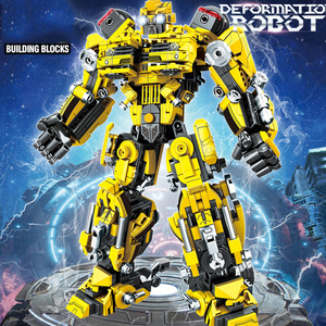 792pcs giáo dục xây dựng biến dạng robot xe đồ chơi Kid khối xây dựng biến đổi hành động mô hình robot juguetes - Product Image 6