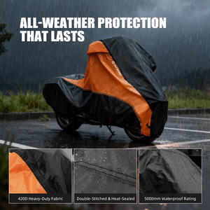 Housse de <span class=keywords><strong>moto</strong></span> NICECNC 420D imperméable, protection robuste pour Harley Street Glide ST FLHXST Special FLHXS CVO FLHXSE - Product Image 5