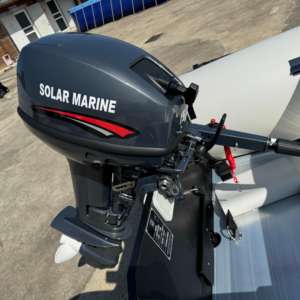 SOLAR MARINE Buitenboordmotor Benzine <span class=keywords><strong>2</strong></span>-takt 9.8PK Max 12PK Watergekoelde motor met spiegelbevestiging voor opblaasboot kajak - Product Image 3