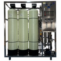 Système de filtration d'eau de mer STARK à une étape avec pompe à pression PLC, capacité 1000L/heure, certifié CE, 220V/380V, pour le traitement de l'eau potable purifiée