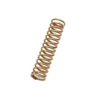 Assortiment de ressorts hélicoïdaux multi-tailles plaqués or et noirs, pièces de quincaillerie pour machines, pièces amortissantes
