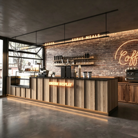 Klantgerichte, milieuvriendelijke, duurzame, hoogwaardige koffiezaakmeubelen, complete turnkey-oplossing voor luchthavens, winkelcentra en frisdrankbars.