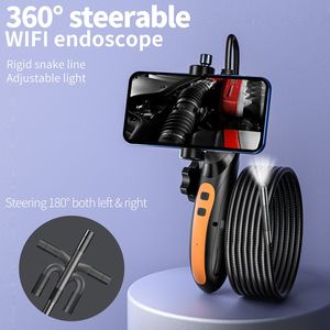 360 Degree Wifi Endoscope 1000mm Rigid Snake Line Adjustable Light For Pipeline Inspection And Repair - Product Image 1