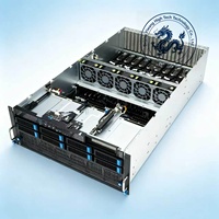 Serveur HPC ESC8000A-E12 avec processeur AMD 8 GPU Xeon, station de travail en tour 4U pour l'informatique de pointe, l'intelligence artificielle, en stock