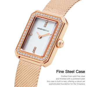 <span class=keywords><strong>Montre</strong></span> en or OEM, <span class=keywords><strong>montre</strong></span> fine pour poignet, <span class=keywords><strong>montre</strong></span> de luxe pour femme, cadran carré, <span class=keywords><strong>montre</strong></span> à quartz pour femmes, design classique de luxe - Product Image 3