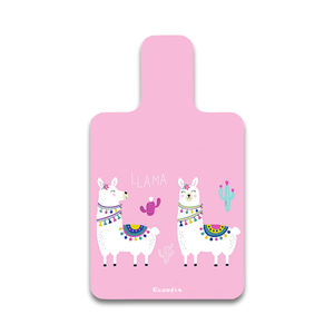 Rosa Animal <span class=keywords><strong>de</strong></span> dibujos animados Lama Alpacos OEM/ODM venta al por mayor Ejercicios personalizados cubierta antideslizante Pilates Sticky Reformer Tower Mat - Product Image 3