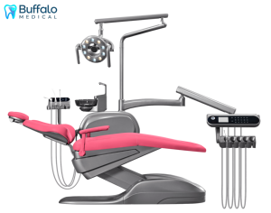 Fauteuil dentaire Buffalo avec boîte rotative conçu pour la coopération entre le dentiste et l'assistant - Product Image 1