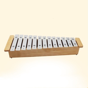 Glockenspiel portable en aluminium à 13 notes, instrument de percussion musical avec baguettes en bois, vente en gros - Product Image 3