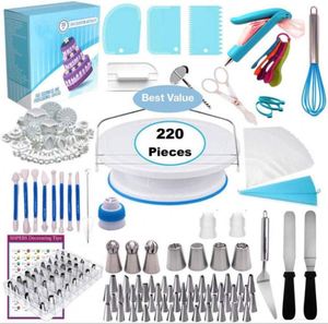 Ensemble d'outils de pâtisserie de qualité supérieure, équipement de pâtisserie, ensemble de décoration de gâteaux, ensemble de pâtisserie 223 pièces - Product Image 6