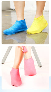 Top vente meilleure qualité unisexe réutilisable chaussures protecteurs imperméable anti-dérapant résistant à l'eau pluie Silicone chaussures couvre - Product Image 6