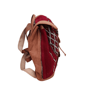 Mochila de cuero de Kilim Amazigh - Product Image 6