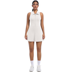 Розовая теннисная юбка с логотипом на заказ, лидер продаж, женский спортивный комплект из ткани для йоги, топ для бега, фитнеса, тренажерный зал, одежда для йоги на открытом воздухе, одежда для женщин - Product Image 6