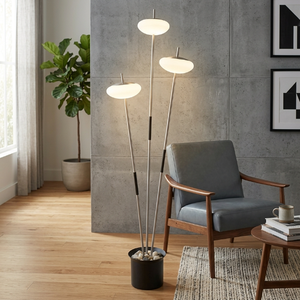 Modern Design Luxury Aluminum LED Floor Lamp for Study Living Room &amp; Bedroom-Adjustable Height &amp; Waterproof - Product Image 1