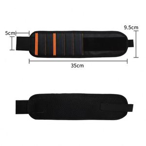 Sangle de poignet magnétique pour outils, en nylon 100%, pour maintenir les objets, sacoche de poignet magnétique portable personnalisée - Product Image 2