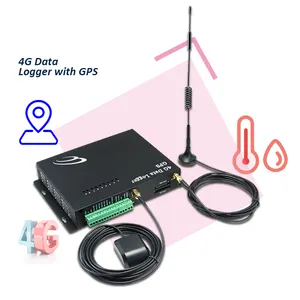 4G theo dõi xe GPS đa kênh dữ liệu nhiệt độ logger thời gian thực báo động SMS module với vị trí GPS