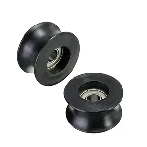 Custom Hight Quality Aluminum Alloy Stainless Steel POM Nylon PEEK Pulleys For Round Belt