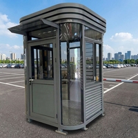Maison conteneur préfabriquée mobile, Garde-maison, Pièce de sécurité, Prête à l'emploi, en Aluminium et Acier, Résistante au feu, Écologique, pour Hôtel, Magasin, Toilettes