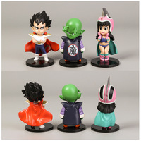 Venta al por mayor decoración del hogar encantador caliente Anime s Son Goku modelo de dibujos animados japoneses 3D juguete PVC figura de acción regalo miniatura