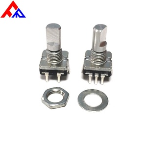 Encodeur rotatif 5 broches de haute qualité, axe plat, axe flexible, interrupteur de codage incrémental, 8P/9P/15P/16P/20P, encodeur à impulsions EC11 - Product Image 4