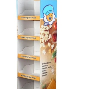 Customized Supermarket Display Stand for Candy <b>Bars</b> <b>Snack</b> Chocolate Cookie PP Material Cardboard Floor Cutting Processing - Product Image 6