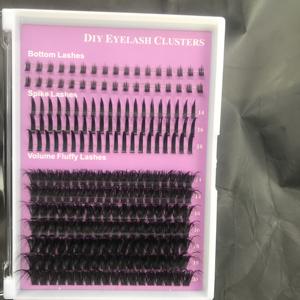 ขนตาปลอมแบบเป็นช่อสำเร็จรูป DIY: ใช้ซ้ำได้มากกว่า 20 ครั้ง, แบ่งเป็นช่อ, ให้ความหนาฟูสำหรับ<span class=keywords><strong>แต่งหน้า</strong></span><span class=keywords><strong>เจ้าสาว</strong></span>และงานปาร์ตี้ - Product Image 5
