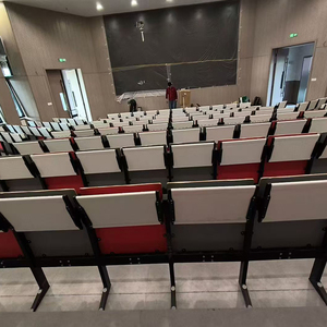 เก้าอี้ไม้ดีไซน์ทันสมัยเหมาะสำหรับห้องประชุม ห้องเรียนมัลติมีเดีย และโต๊ะและเก้าอี้แบบเชื่อมต่อในโรงเรียน - Product Image 4