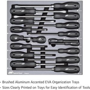 Ingersoll Rand 17 Piece <b>Screwdriver</b> <b>Set</b> With Magnetic Tips And Soft Grip Handles For Industrial Use - Product Image 4