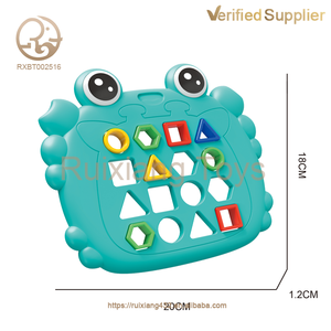 Juguete educativo para niños bebé cangrejo S memoria cognición tablero <span class=keywords><strong>de</strong></span> juego rápido juego rompecabezas geometría conciencia niños - Product Image 2