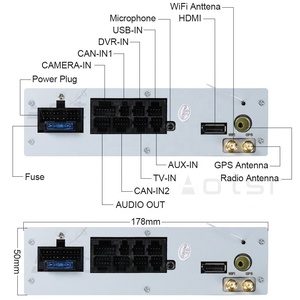 Jeep Grand Cherokee <span class=keywords><strong>Android</strong></span> grabadora de Radio 2010-2019 coche Multimedia Player Stereo PX6 unidad Tesla GPS navi - Product Image 3