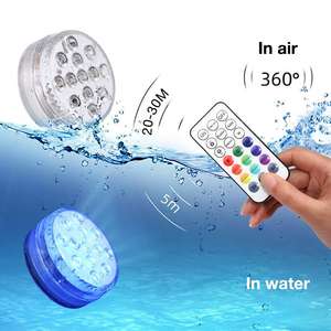 Luz Led impermeable sumergible <span class=keywords><strong>para</strong></span> piscina, funciona con pilas, <span class=keywords><strong>para</strong></span> Decoración - Product Image 2