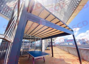 Pergola Retrattile 3x3 4x4 3x6 per Ristoranti e Hotel, Pergola Impermeabile in PVC, Prezzo all'Ingrosso di Fabbrica, Pergola Personalizzata - Product Image 2