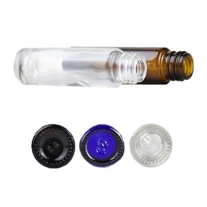 5ml 10ml tùy chỉnh rõ ràng <span class=keywords><strong>Frosted</strong></span> cuộn trên chai thủy tinh mỹ phẩm rỗng Kính lăn bóng chai với vít Cap (nrb02) - Product Image 5