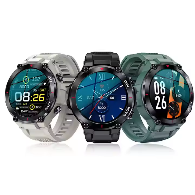 Factory Sales K37 GPS Smartwatch 1.32 HD Display 24h Health Monitor Long Battery (IP67) for Outdoor Sports Answering Calls