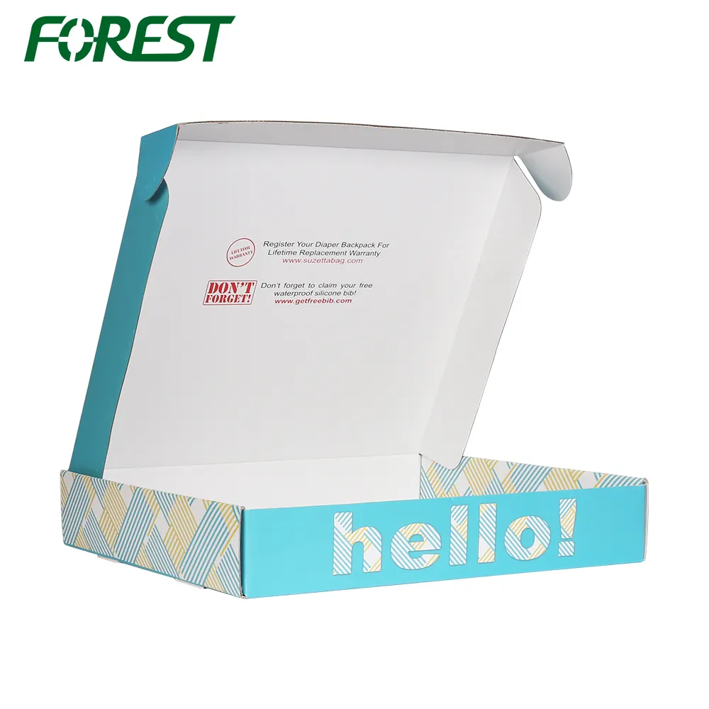 Custom clothing corrugated paper plane package box