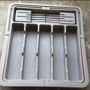 Organisateur de couverts extensible pour tiroir de cuisine, organisateur de couverts réglable pour cuillères, fourchettes, couteaux - Product Image 6